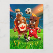 Canadese esdoornsiroop versus Zwitserse chocolade 