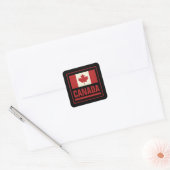  Canadese esdoornvlag van Canada Vierkante Sticker (Envelop)