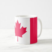 Canadese esple leaf classic flag koffiemok (Voorkant rechts)