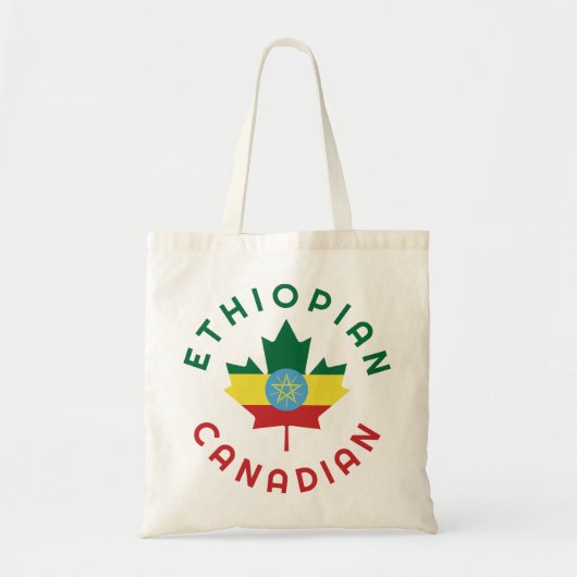 Canadese Ethiopische roots Tote Bag (Voorkant)