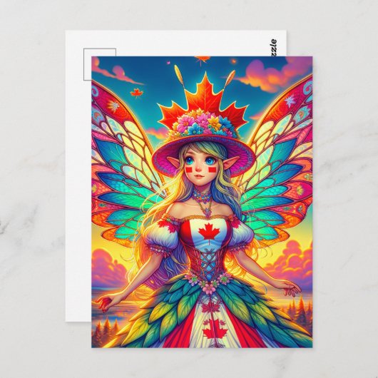 Canadese fee briefkaart (Voorkant / Achterkant)
