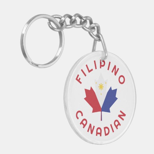 Canadese Filipijnse Roots Sleutelhanger (Voorkant Links)