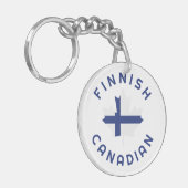 Canadese Finse roots Sleutelhanger (Voorkant Links)