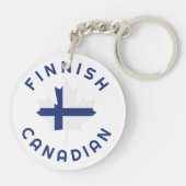 Canadese Finse roots Sleutelhanger (Achterkant)
