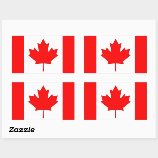 Canadese Flag Decal Stickers (Vel)