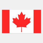 Canadese Flag Decal Stickers (Voorkant)