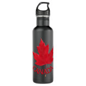 Canadese flesje rode mantel Leaf Souvenir fles (Voorkant)