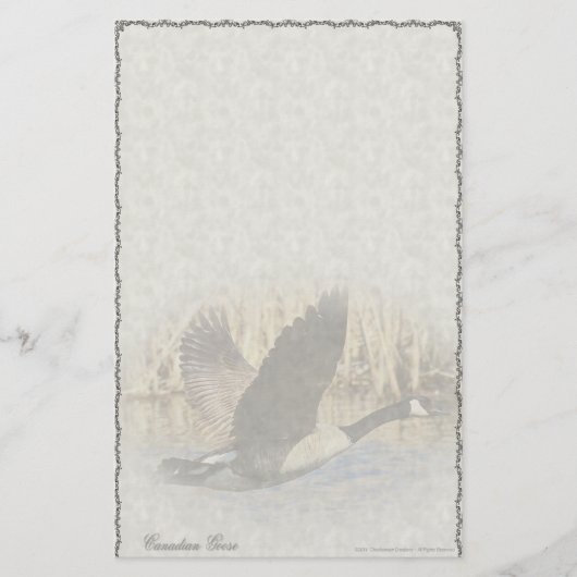 Canadese Gans Aangepast Briefpapier (Voorkant)