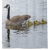 Canadese gans en goslings douchegordijn (Voorkant)