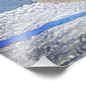 Canadese gans in de sneeuw foto afdruk (Hoek)