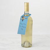 Canadese gans in vlucht flessenhanger (Schuin)