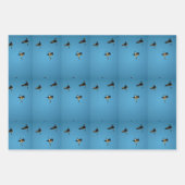 Canadese gans in vlucht inpakpapier vel (Voorkant 2)