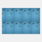 Canadese gans in vlucht inpakpapier vel (Voorkant)