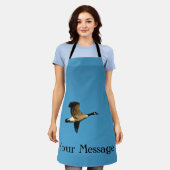 Canadese gans in vlucht schort (Gedragen)