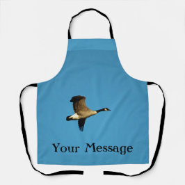 Canadese gans in vlucht schort