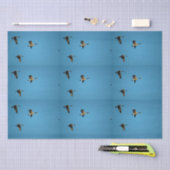 Canadese gans in vlucht tissuepapier (Craft)