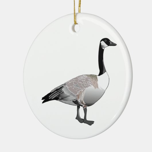 Canadese gans keramisch ornament (Links)