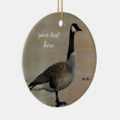 Canadese gans keramisch ornament (Rechts)