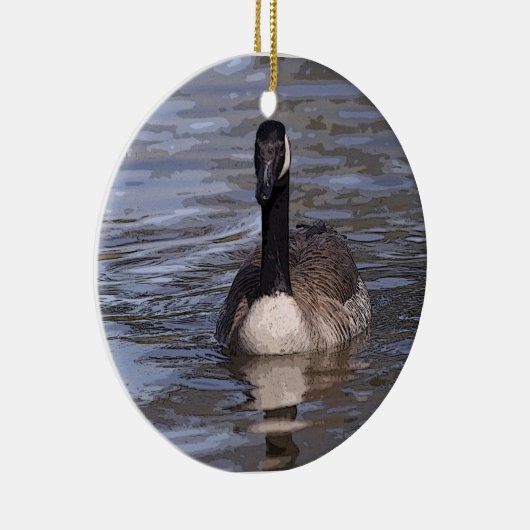 Canadese gans keramisch ornament (Rechts)