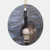 Canadese gans keramisch ornament (Links)
