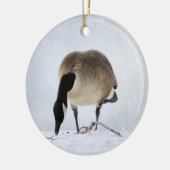 Canadese gans keramisch ornament (Links)