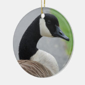 Canadese gans keramisch ornament (Links)