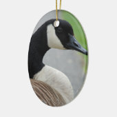 Canadese gans keramisch ornament (Links)