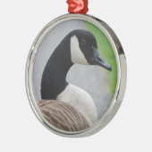 Canadese gans metalen ornament (Links)