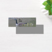 Canadese Gans Moeder Baby's Natuur Gift Label Mini Visitekaartjes (Bureau)