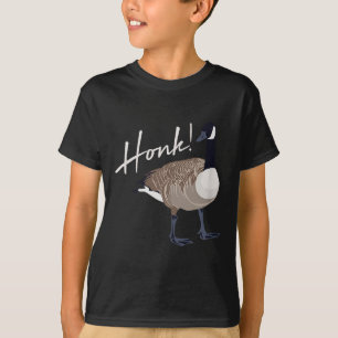 Canadese Gans Shirt Honk Grappig Schattig Vogel Ja
