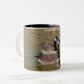 Canadese gans tweekleurige koffiemok (Voorkant links)