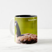 Canadese gans tweekleurige koffiemok (Voorkant links)