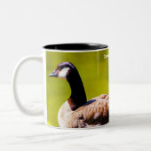 Canadese gans tweekleurige koffiemok (Links)