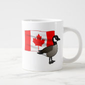 Canadese Gans & Vlag Grote Koffiekop (Rechts)