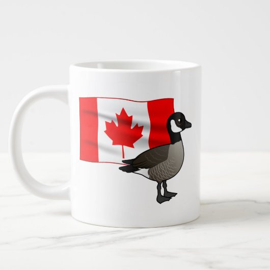 Canadese Gans & Vlag Grote Koffiekop (Links)