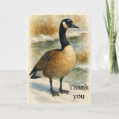 Canadese Gans Wildlife  Bedankkaart (Voorkant)