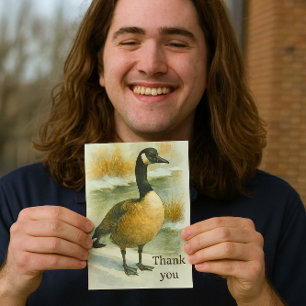 Canadese Gans Wildlife Bedankkaart