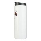 Canadese ganzen die in een kinder ontwerp van een  thermosbeker (Geroteerd rechts)