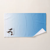 Canadese ganzen die samen een kinder ontwerp gebru bad handdoek (Handdoek)