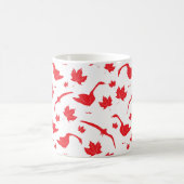 Canadese ganzen en esdoornbladeren - Canadese vlag Koffiemok (Center)