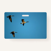 Canadese ganzen in vlucht badge (Achterkant)