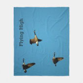 Canadese ganzen in vlucht fleece deken (Voorkant)