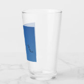 Canadese ganzen in vlucht glas (Links)