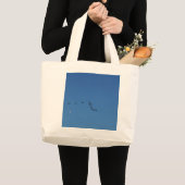 Canadese ganzen in vlucht grote tote bag (Voorkant (product))