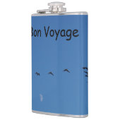 Canadese ganzen in vlucht heupfles (Links)