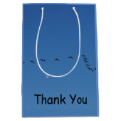 Canadese ganzen in vlucht medium cadeauzakje (Voorkant)