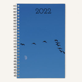 Canadese ganzen in vlucht notitieboek