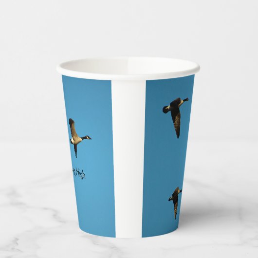 Canadese ganzen in vlucht papieren bekers (Links)