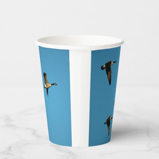 Canadese ganzen in vlucht papieren bekers (Rechts)