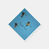 Canadese ganzen in vlucht servet (Hoek)